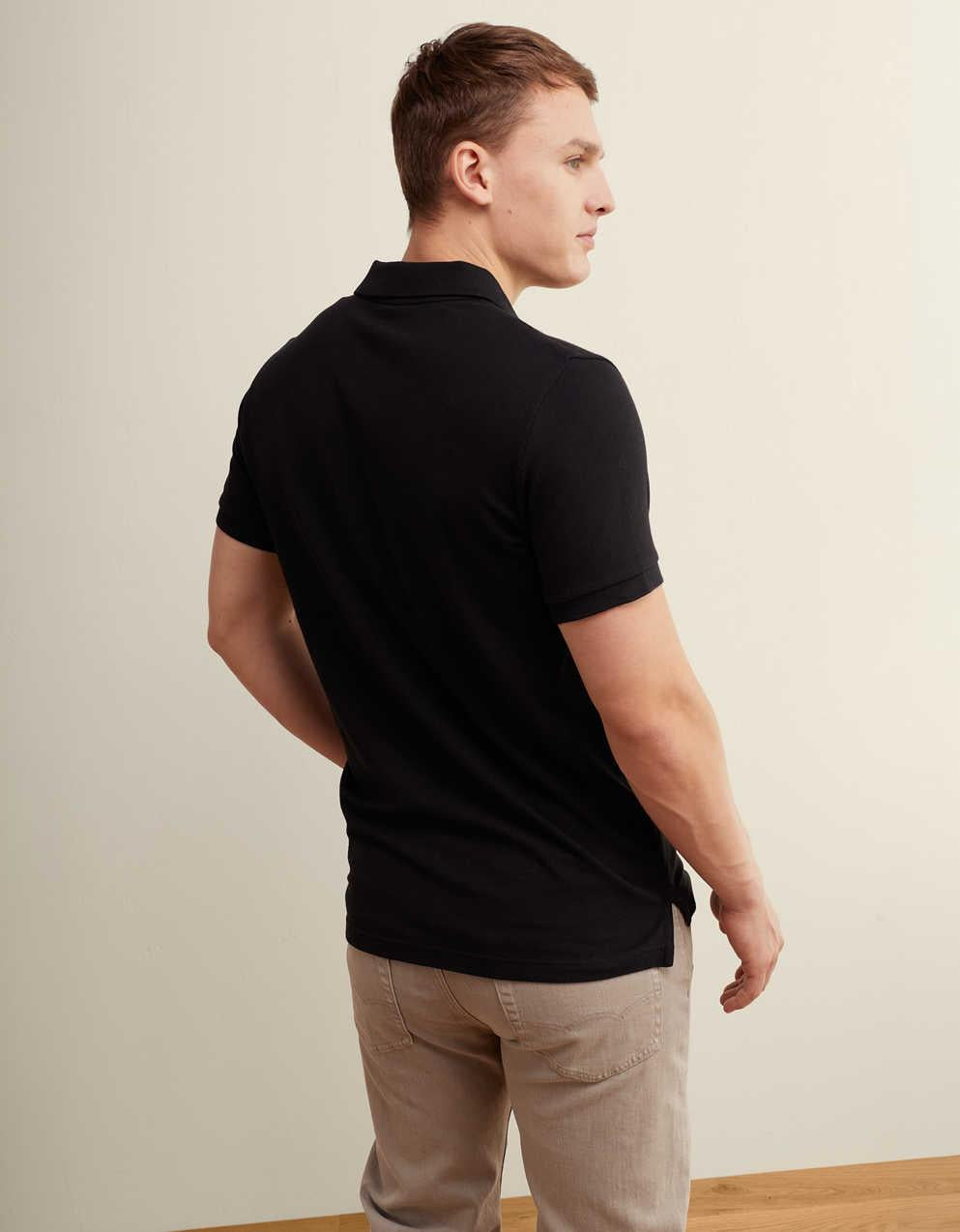 AE Slim Fit Flex Pique Polo Shirt