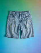 AE 11' Pride Dreamy Drape 彈性高腰牛仔運動短褲