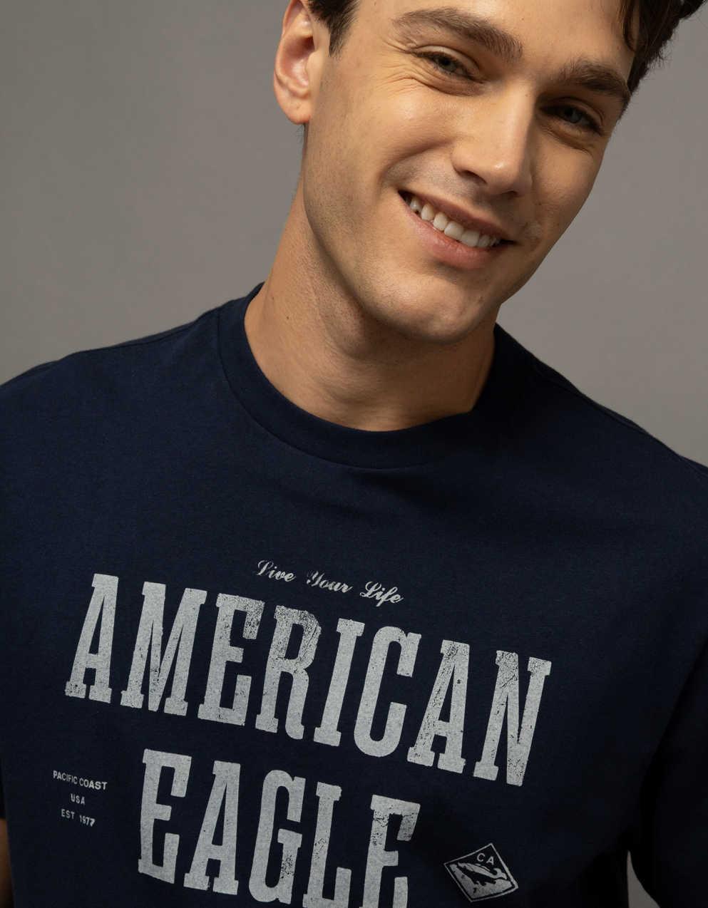AE Standard Fit Graphic Logo T-Shirt