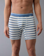 AEO Men's Striped 6" Ultra Soft Boxer Brief