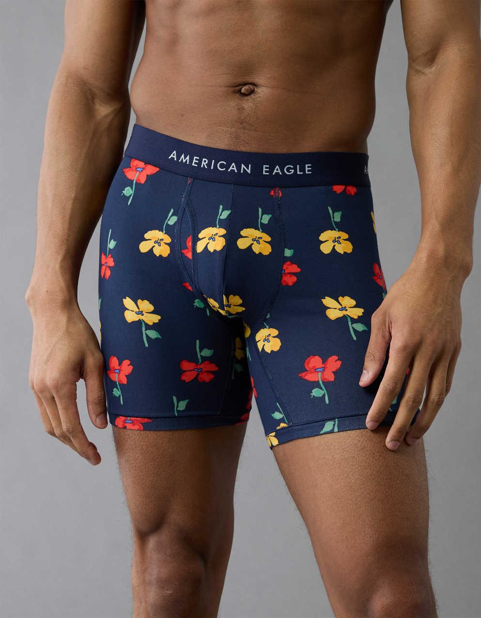 AEO 男士花卉 6' 經典平角短褲
