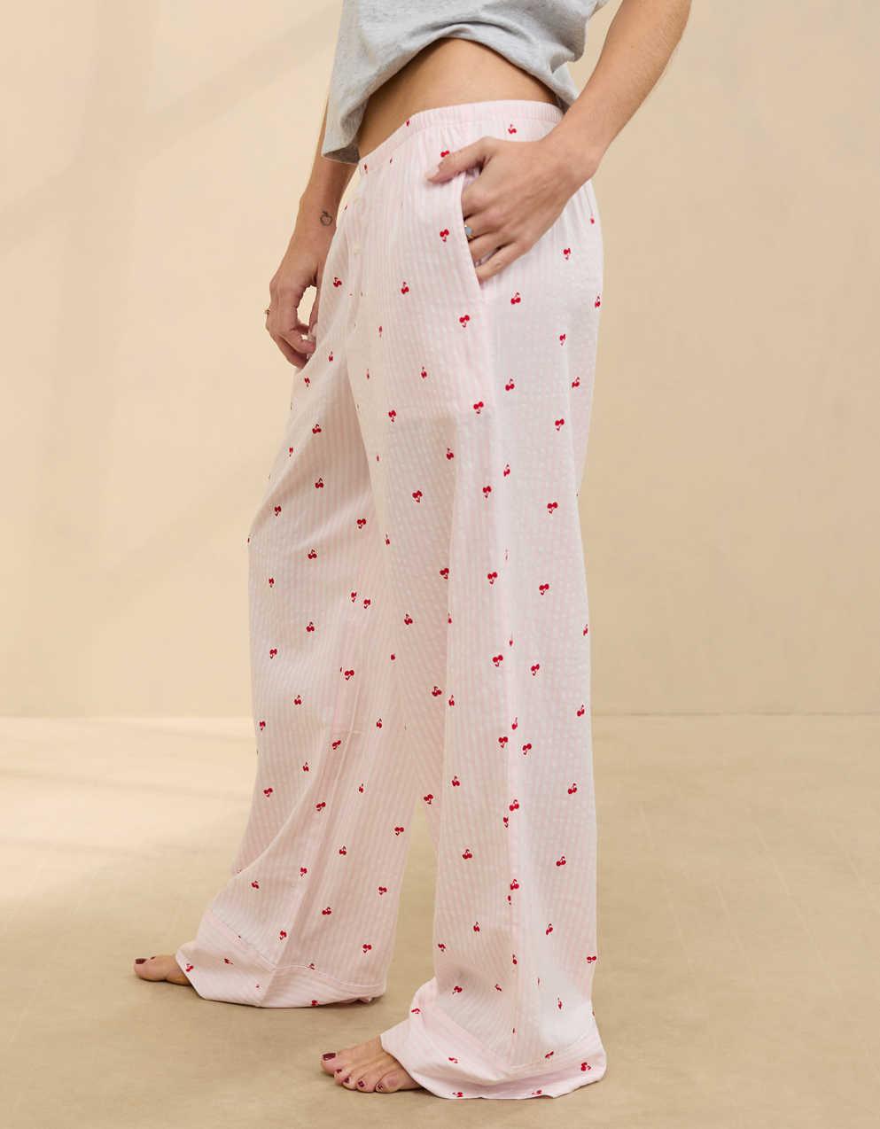 Aerie Off-Duty Seersucker 休閒家居長褲