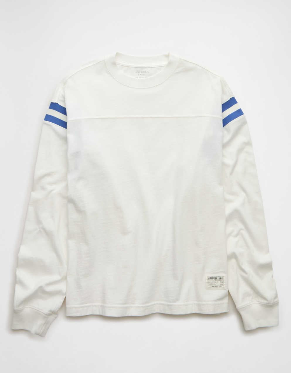 AE Boxy Long-Sleeve Football T-Shirt