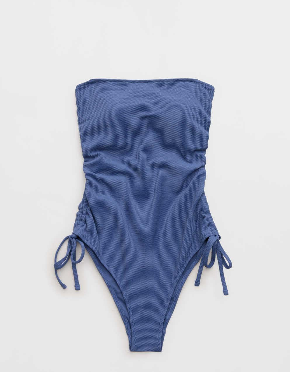 Aerie Pique Cheeky One Piece Swimsuit