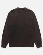 AE 寬身型長袖重量口袋 T 恤