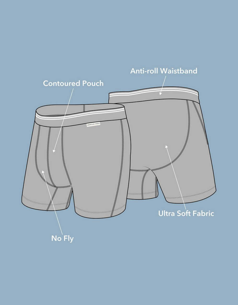 AEO Men's 6" Ultra Soft Boxer Brief