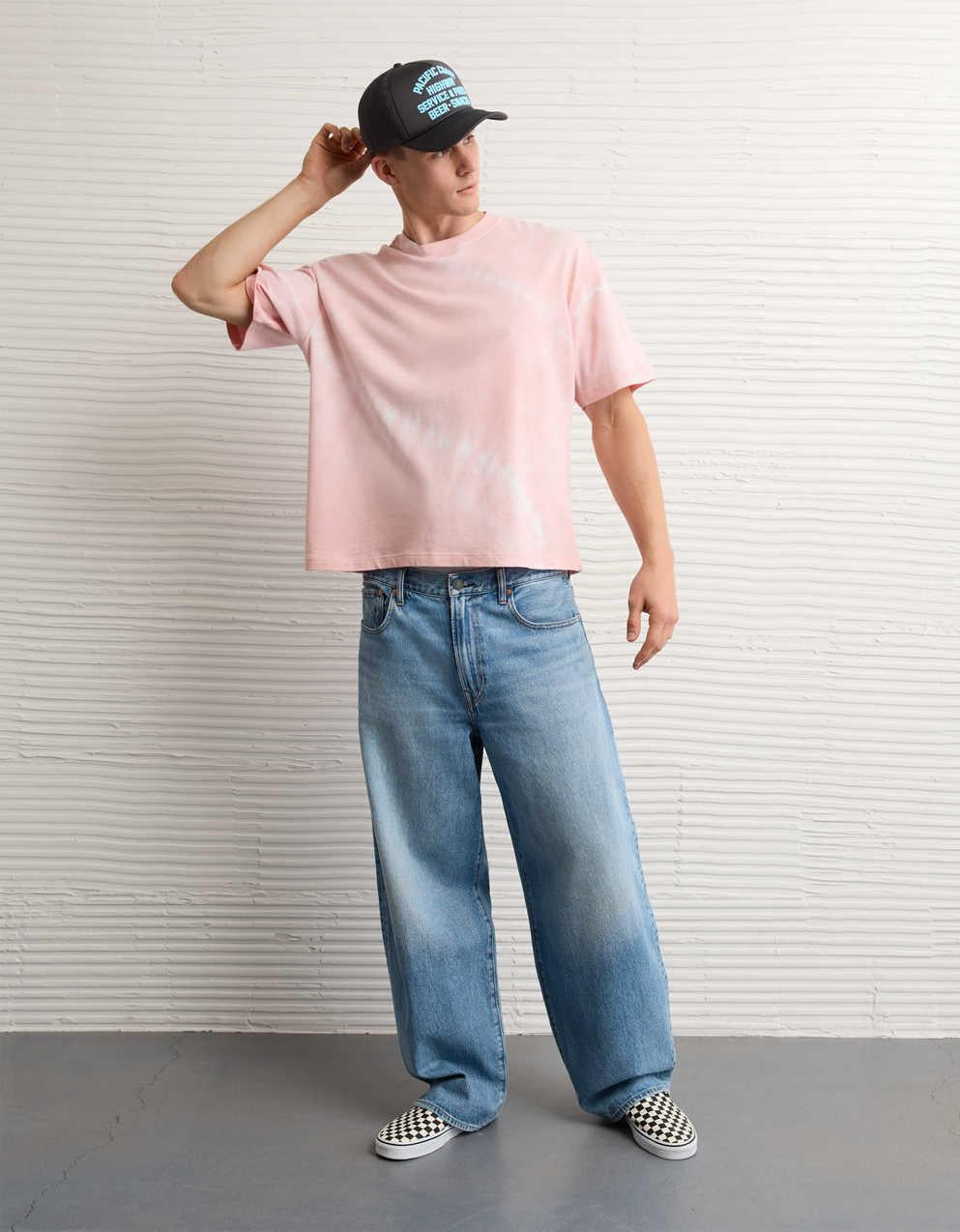 AE Boxy 平紋布 T 恤