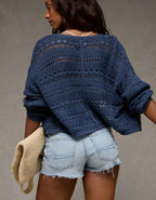 AE Open Stitch Cardigan