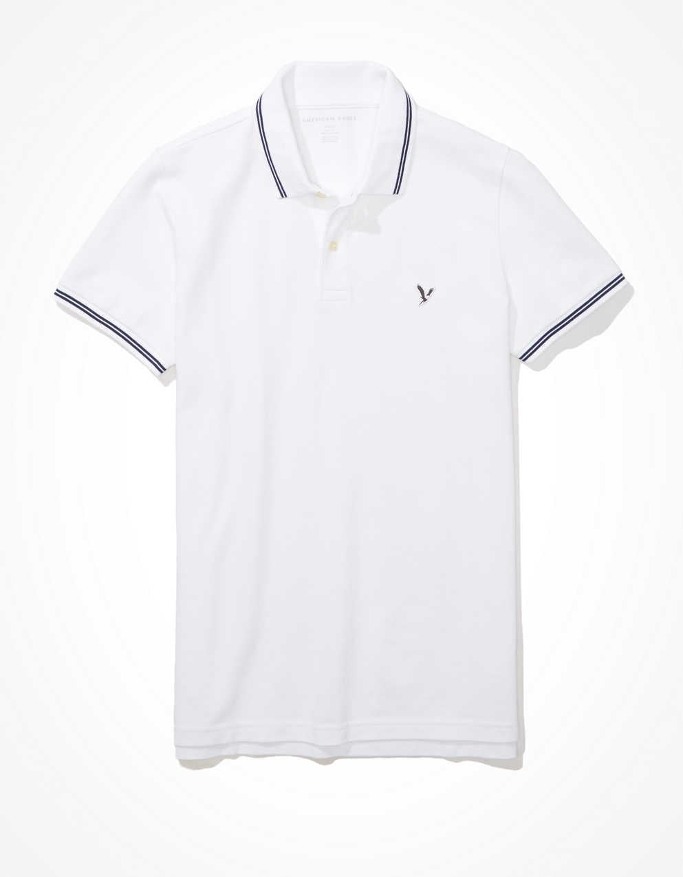 AE Slim Fit Tipped Pique Polo Shirt
