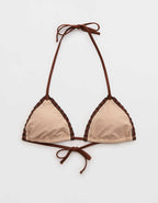Aerie Crochet String Triangle Bikini Top