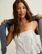 AE 綁帶腰鈕扣上衣