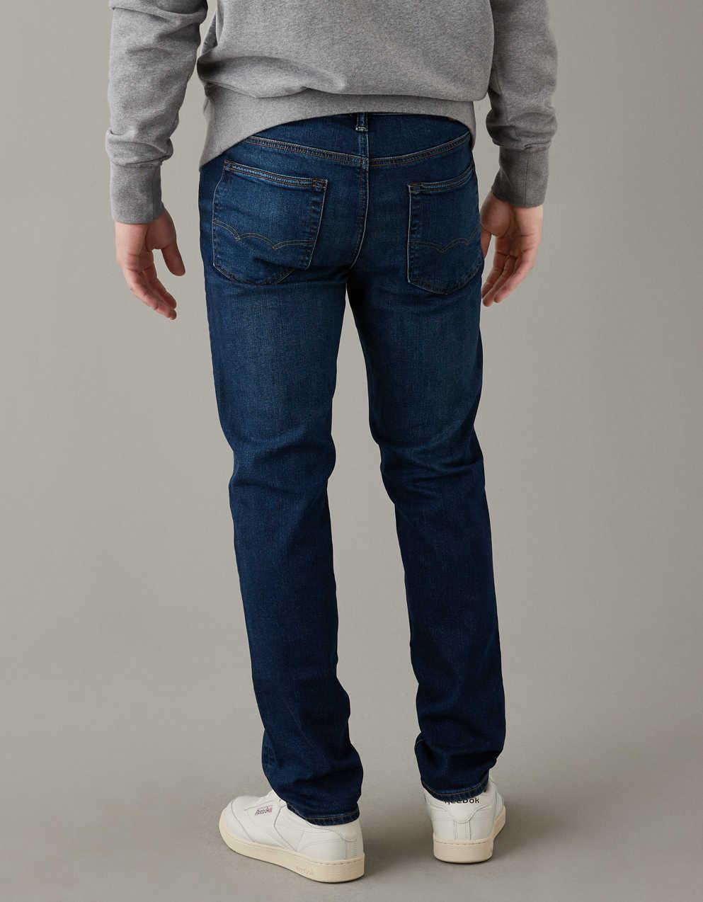 AE 修身直腳牛仔褲