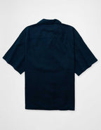 AE Relaxed Fit Linen-Blend Camp Collar Shirt