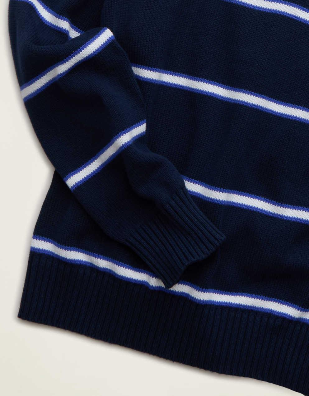 AE Striped Crew Neck Sweater