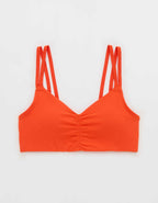 OFFLINE By Aerie Real Me Ruched Strappy Sports Bra