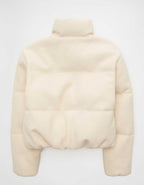 AE Cropped Sweater Puffer Jacket