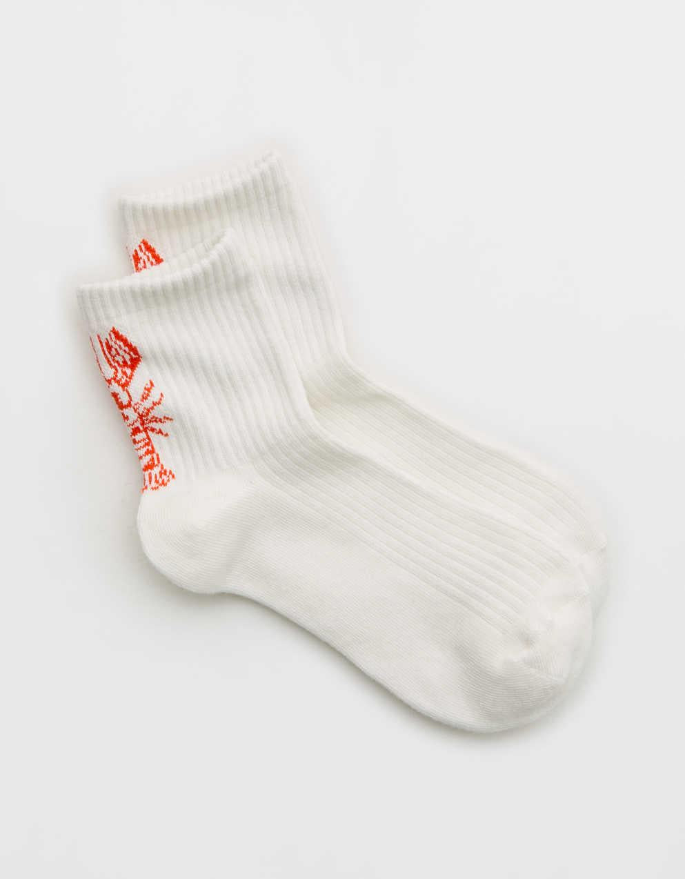 Aerie 羅紋棉質襪