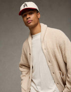 AE Chunky Knit Shawl Cardigan