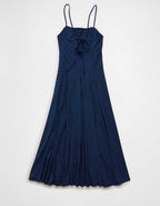 AE Knit Tie-Back Godet Midi Dress