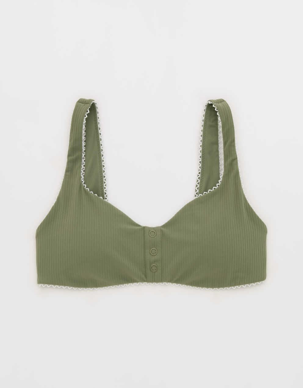 OFFLINE By Aerie Real Me XTRA 羅紋皮科特運動胸圍