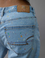 AE 11' Pride Dreamy Drape 彈性高腰牛仔運動短褲