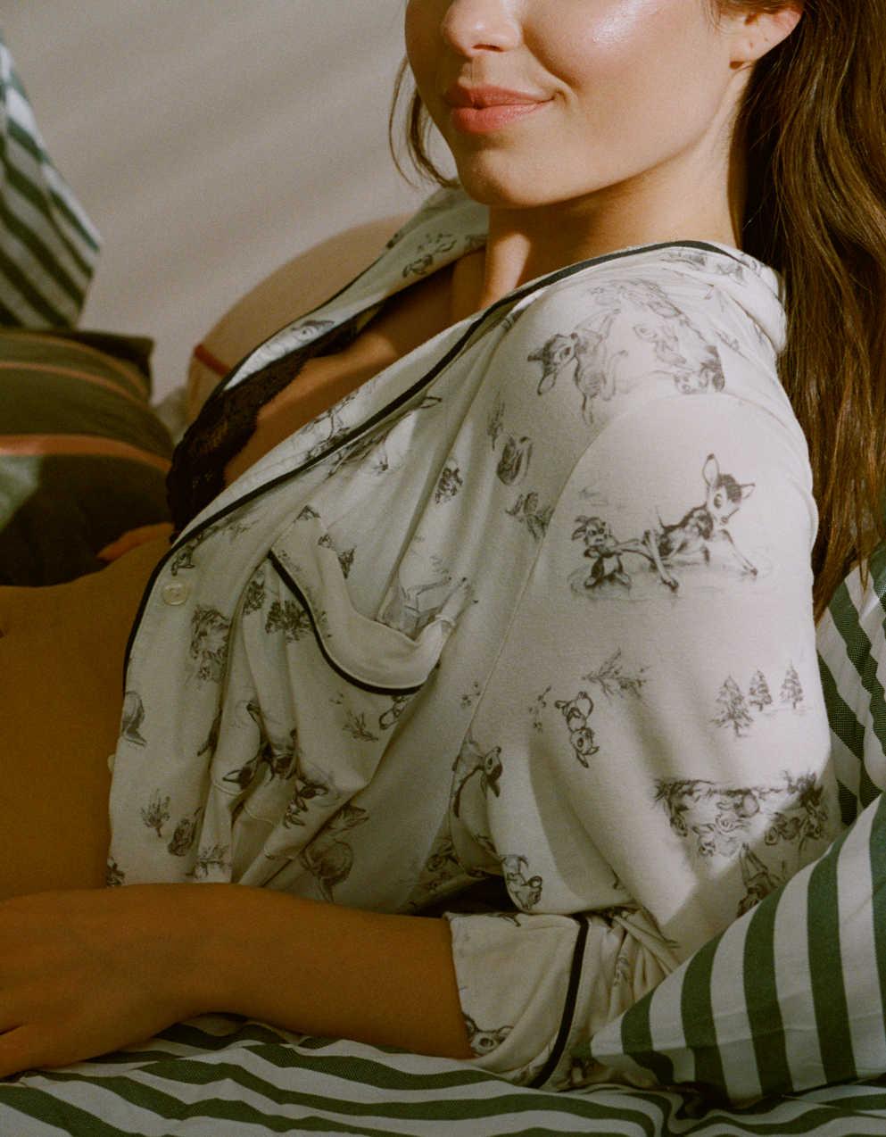 Aerie Bambi Real Soft® 細節睡衣襯衫