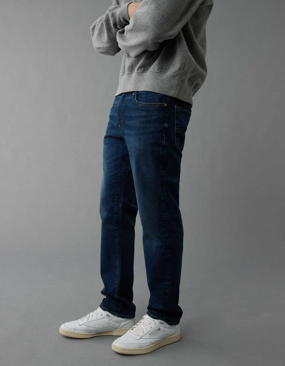 AE AirFlex+ TENCEL™ 纖維布料修身直筒牛仔褲