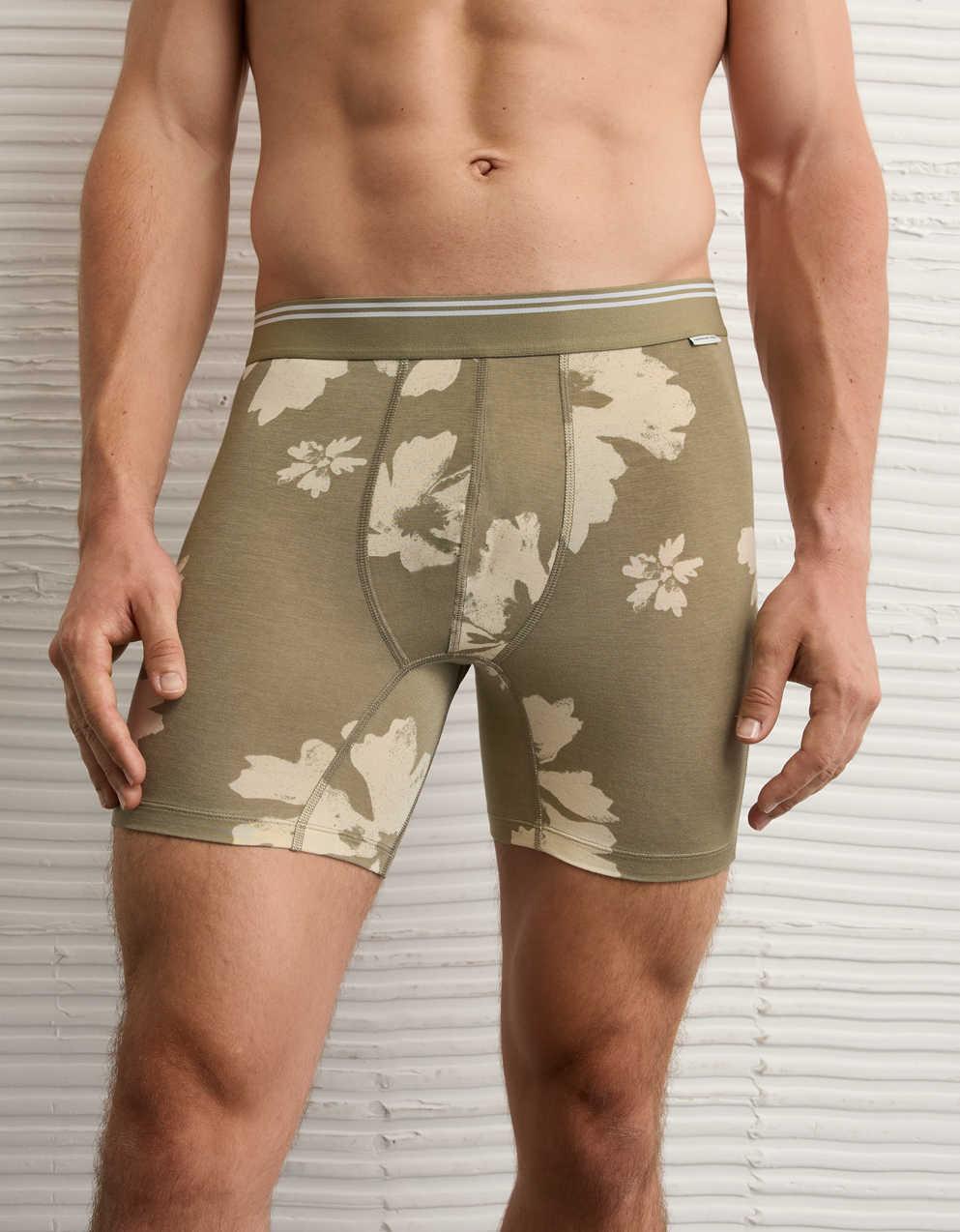 AEO 男士花卉印花 6"超柔軟平腳內褲
