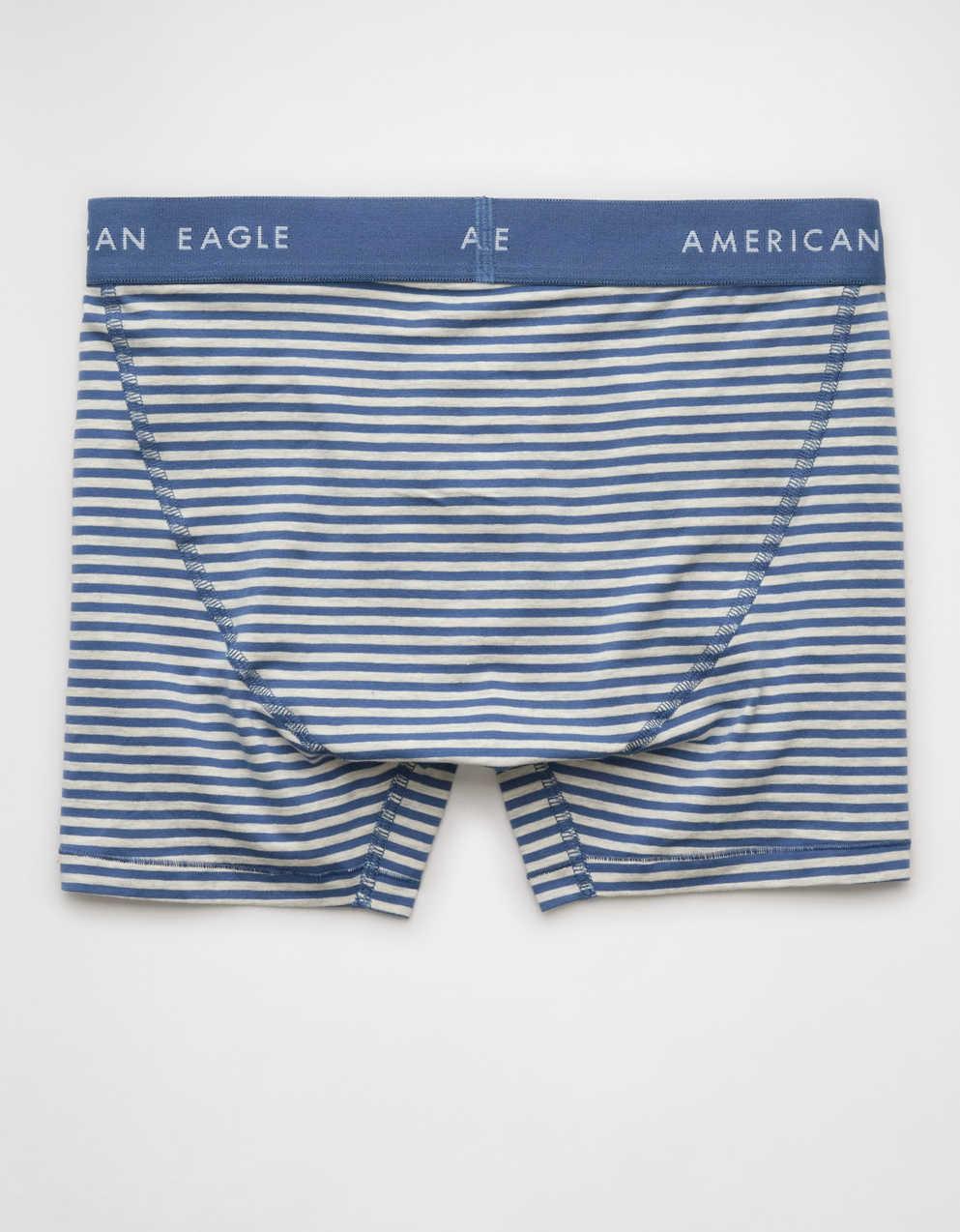 AEO 男士條紋 4.5 吋經典平角內褲