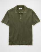 AE Weekend 洗水針織 Polo 衫
