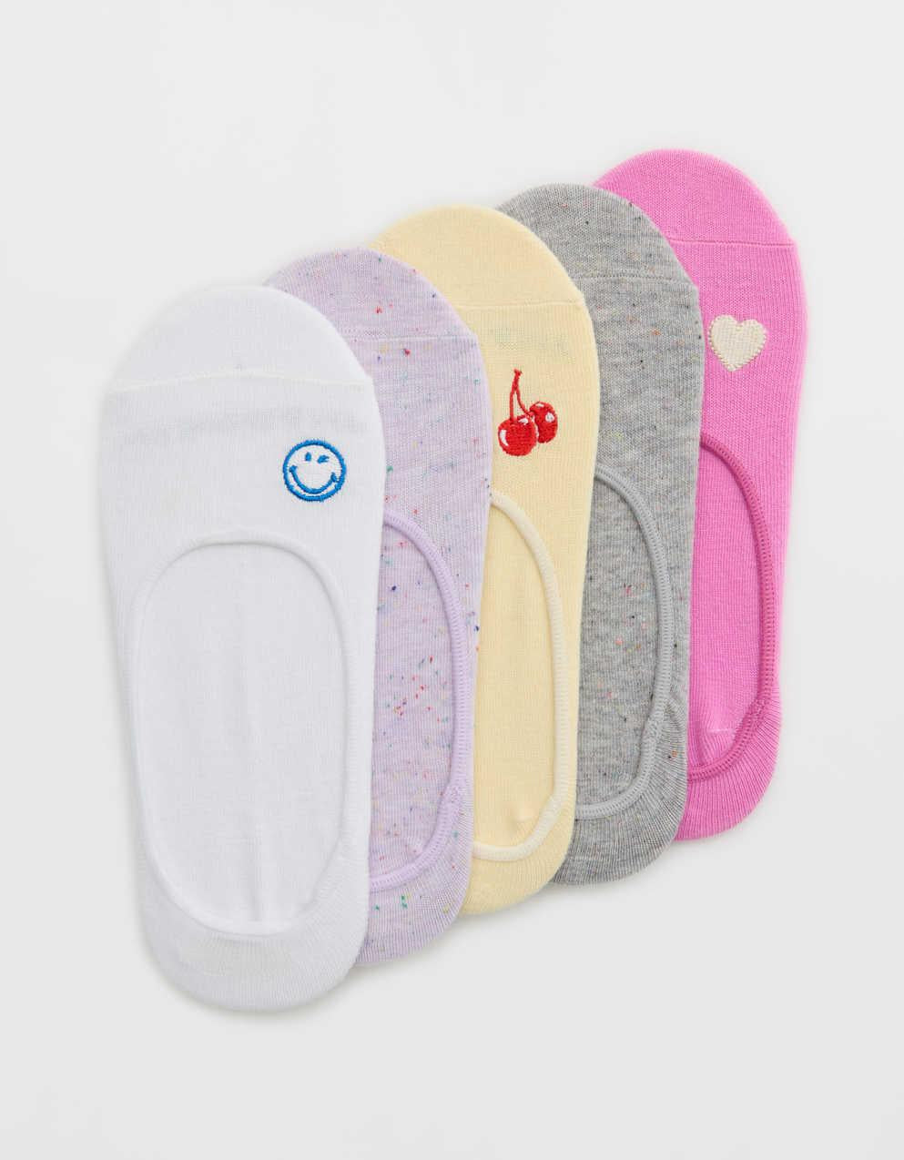 Aerie No Show Sock 5-Pack