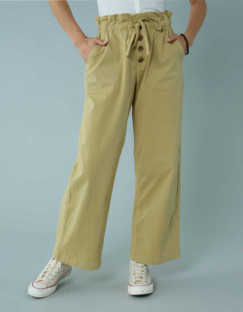 AE 彈性高腰Stovepipe褲