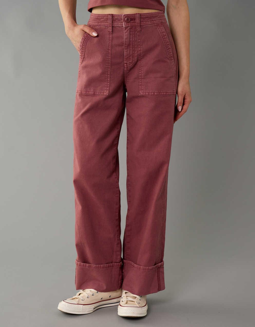 AE Stretch High-Waisted Utility Stovepipe Pant