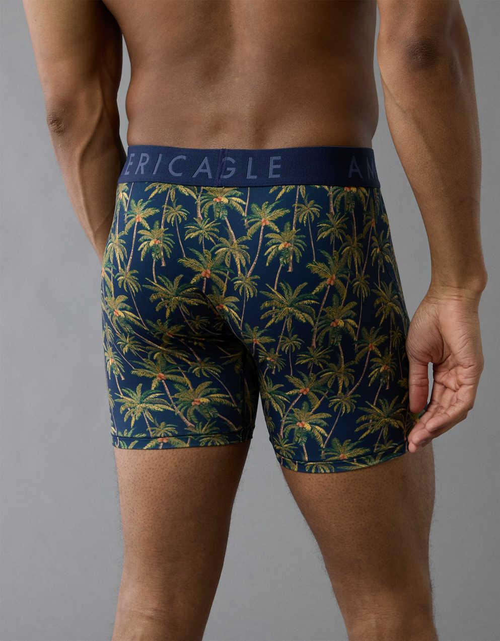 AEO Men's Palm Trees 6" Flex Boxer Brief