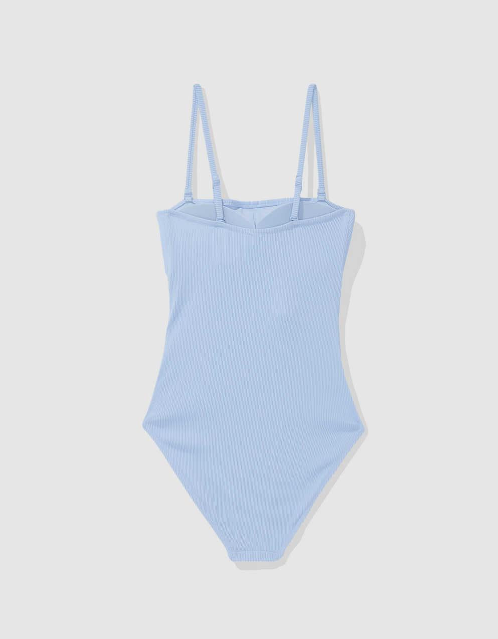 Aerie 羅紋包裹領帶一件式