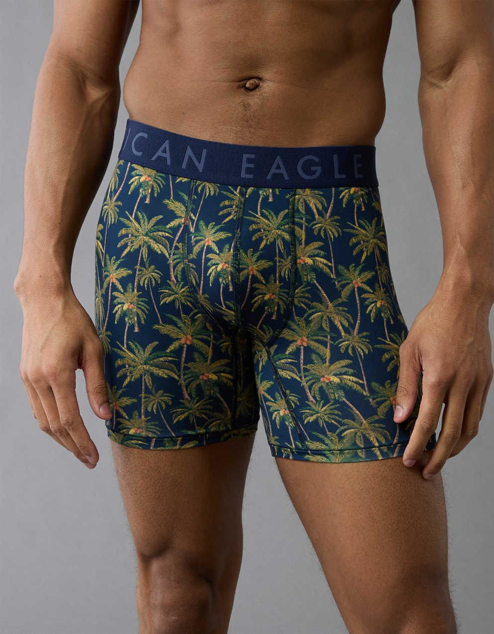 AEO Men's Palm Trees 6" Flex Boxer Brief