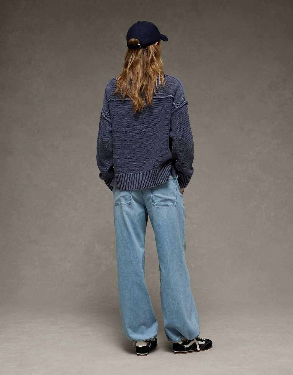 AE Dreamy Drape 舒適寬鬆牛仔褲