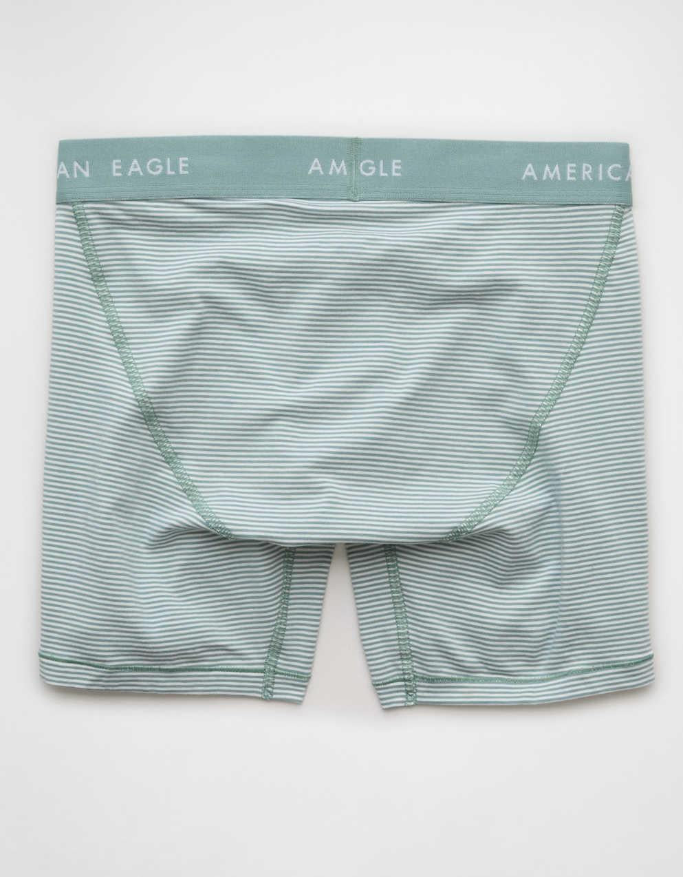 AEO 男士條紋 6' 經典平腳內褲