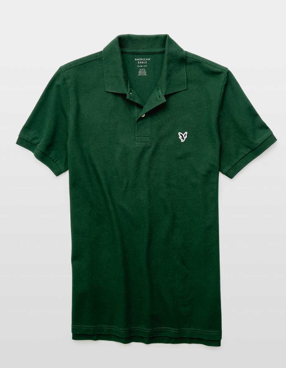 AE Slim Fit Flex Pique Polo Shirt