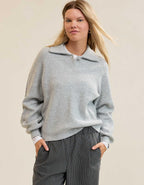 Aerie Classic Quarter Button Sweater