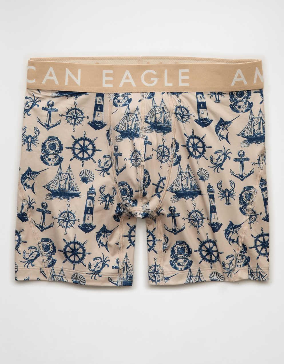 AEO 男士 6' 彈性平腳短褲