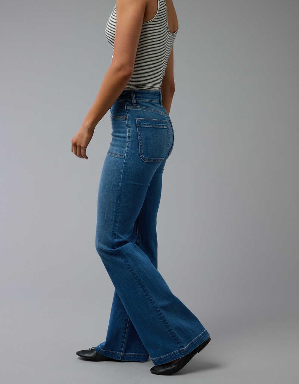 AE Super High-Waisted Flare Jean