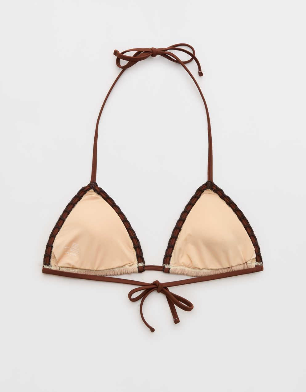 Aerie Crochet String Triangle Bikini Top