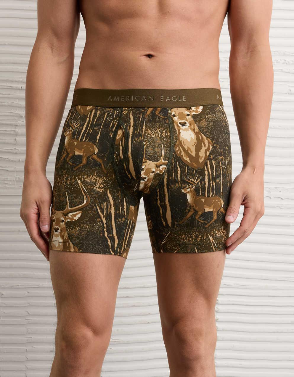 AEO 男士鹿迷彩 6"經典平角内褲