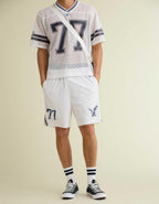 AE x Russell Athletic網眼 7 吋短褲