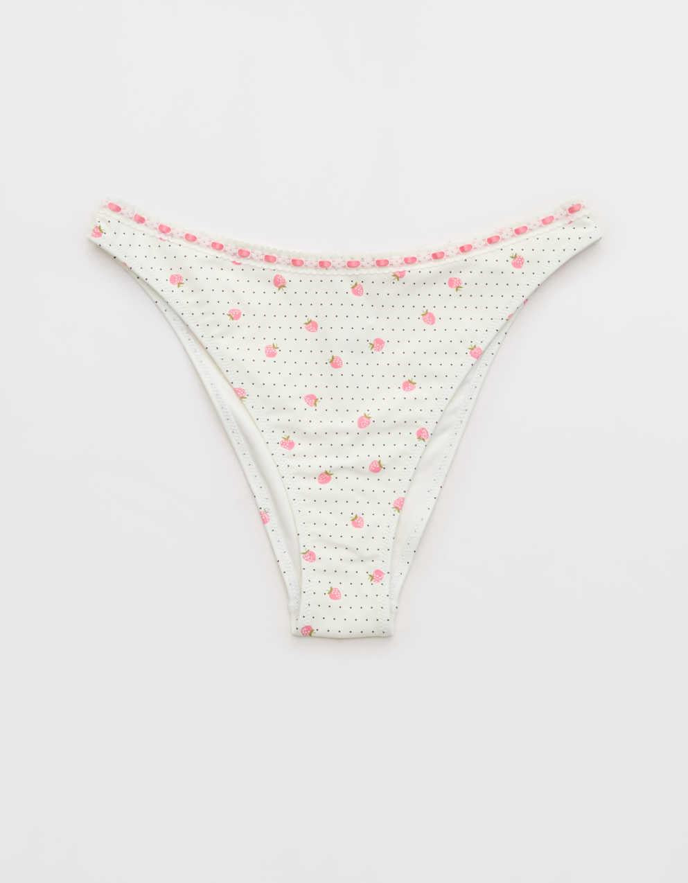 Aerie Mid Rise Cheeky Bikini Bottom