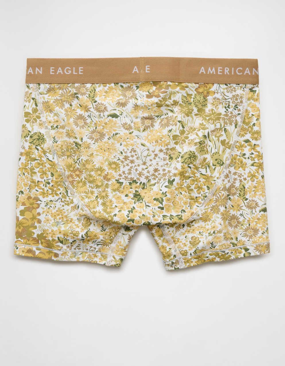 AEO 男士花卉 4.5 吋經典平角内褲