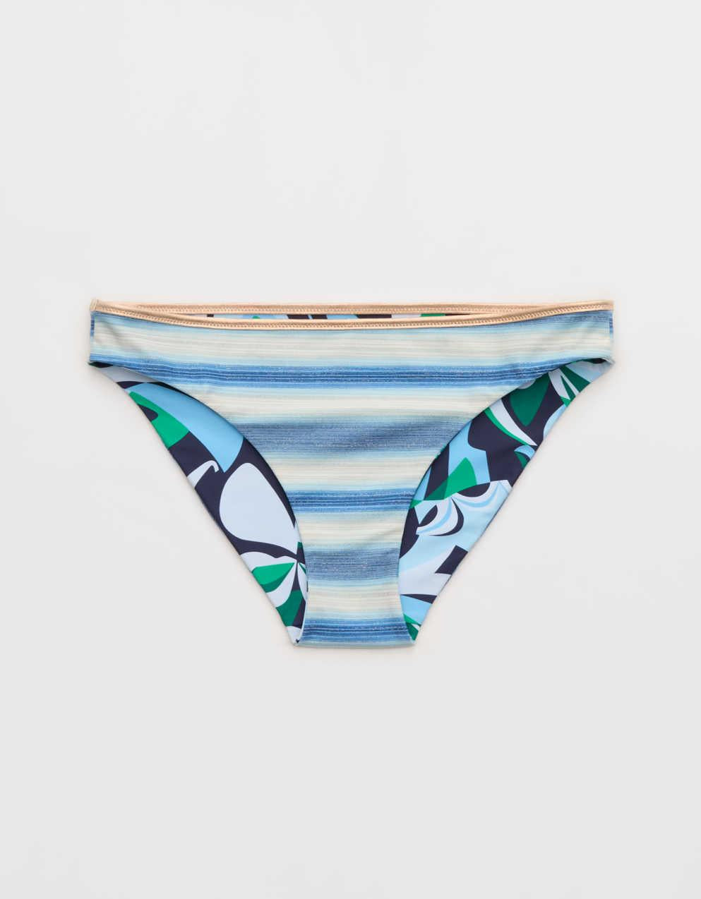 Aerie 金屬綁帶雙面比基尼泳褲