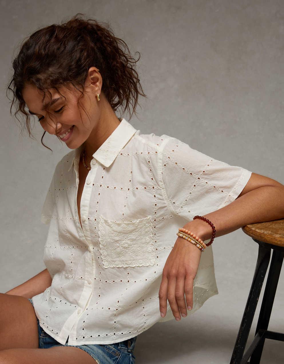 AE Embroidered Cabana Shirt