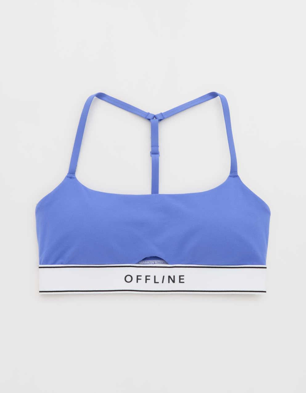 OFFLINE By Aerie The Hugger 標誌彈性運動文胸